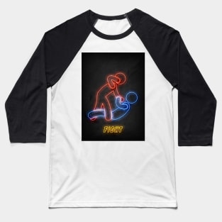 Fight Neon Baseball T-Shirt